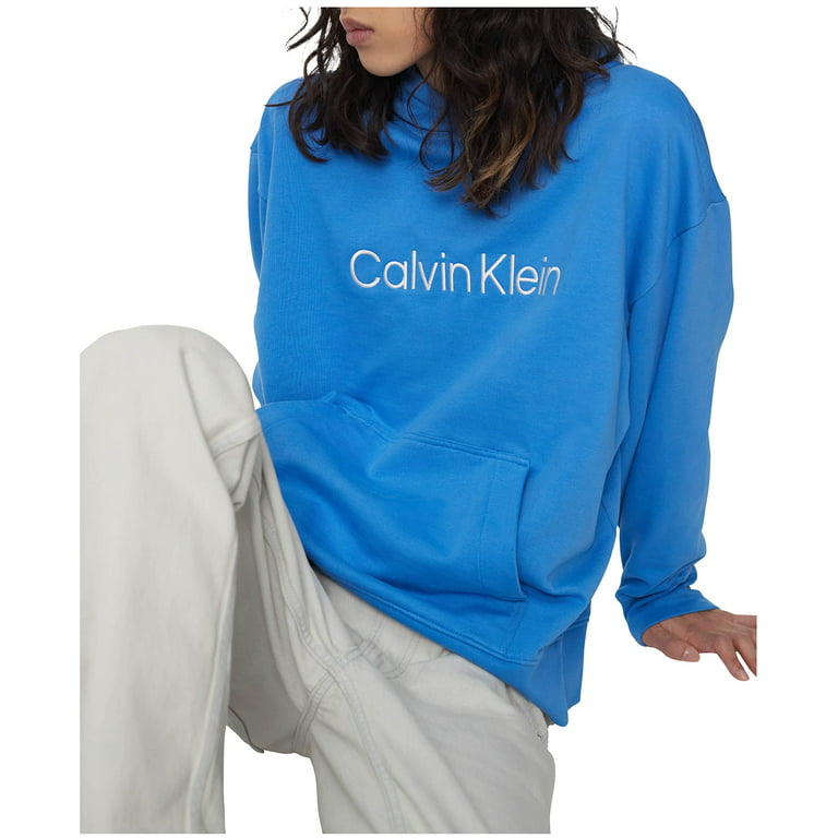 Cotton Klein Calvin Pullover Hooded Sweatshirt Mens