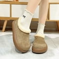 thumbnail image 7 of Roncen Women's Fashion Casual Winter Cotton Shoes - Plush Fleece-Lined Indoor/Outdoor Slip-Ons with Round Toe, Thick Sole and Full Coverage Design for Home & Outdoor Use, 7 of 7