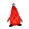 thumbnail image 3 of Muñeco de peluche navideño iluminado Muñeco de peluche Decoración de mesa Regalos Lindo suave iluminado Rojo, 3 of 9