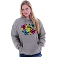 thumbnail image 5 of Betty Boop Conversation Hearts Cute Hoodie Sweatshirt Women Brisco Brands S, 5 of 6