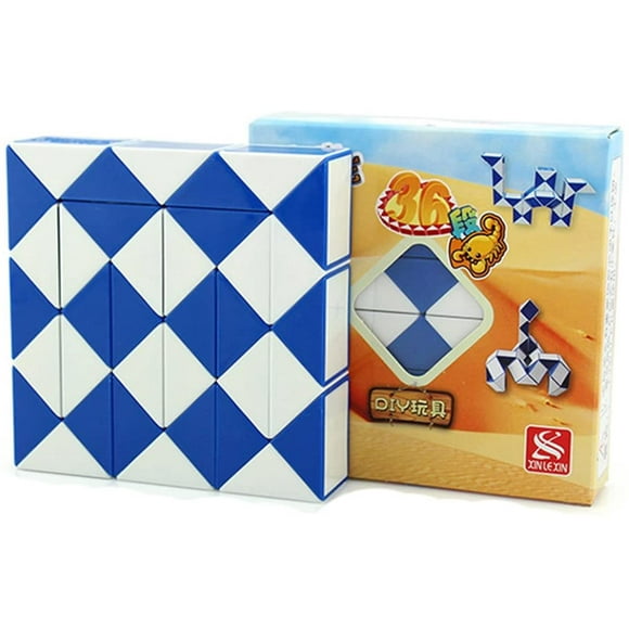 Twisty Toy Serpente Magico Twist Puzzle Collection 36 Wedges Magical Ruler (Blue)