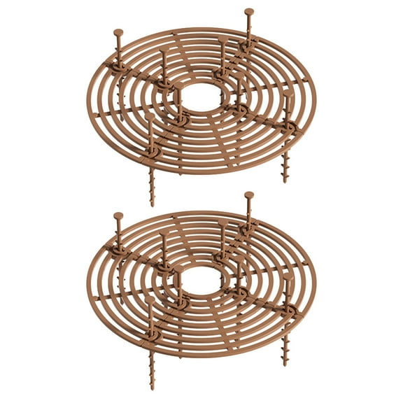 OUNONA Pot Soil Covers Easy to 2Pcs Plastic for Pet Owners