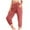 Pink, variant on JIUKE Capri Pants for Women Plus Size Cotton Linen Capris High Waist Lightweight Cropped Trousers with Pockets Size 5Xl