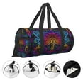 thumbnail image 3 of Fuzoiu Indian Mandalas Dragonfly Print Travel Bag, Large Capacity Travel Bag, Sports Gym Bag, Travel Duffel Bag, Weekender Overnight Bag for Women and Man, 3 of 6