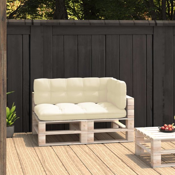 Ferry Pallet Sofa Cushions 3 pcs CreamChair & Sofa Cushions