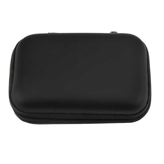 Portable Storage, Protective Case with Zip-up Design and Padded Divider for Easy Carrying, Ideal for Headphones and Accessories