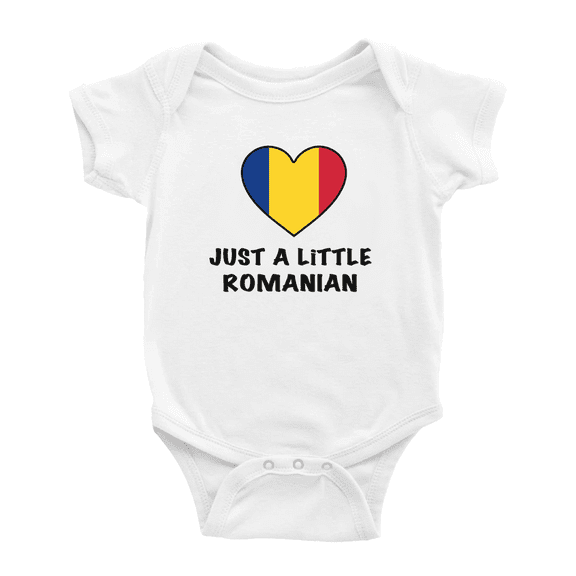 Just A Little Romanian Cute Baby Clothing Bodysuits For Boy Girl