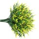 thumbnail image 3 of Lavanda artificial 5 ramas de plástico falso ramo de flores de simulación de boda, amarillo 8 piezas Speravity HA8797-02B, 3 of 6