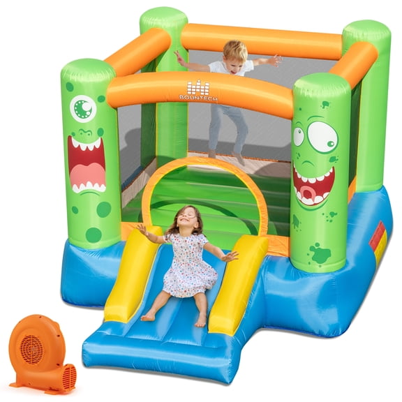 Costway Inflatable Bounce House Jumper Castle Kids Playhouse with 520W Blower