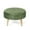 Green, variant on Homebeez Round Fabric Ottoman Footrest Stool,Step Stool,Sofa Footrest Extra Seating,Green