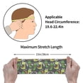 thumbnail image 6 of Naloa Cartoon Dinosaurs Fashionable Sport Sweatband for Running, Yoga, Basketball - Head Circumference 19.6-22.4 inches, 6 of 9