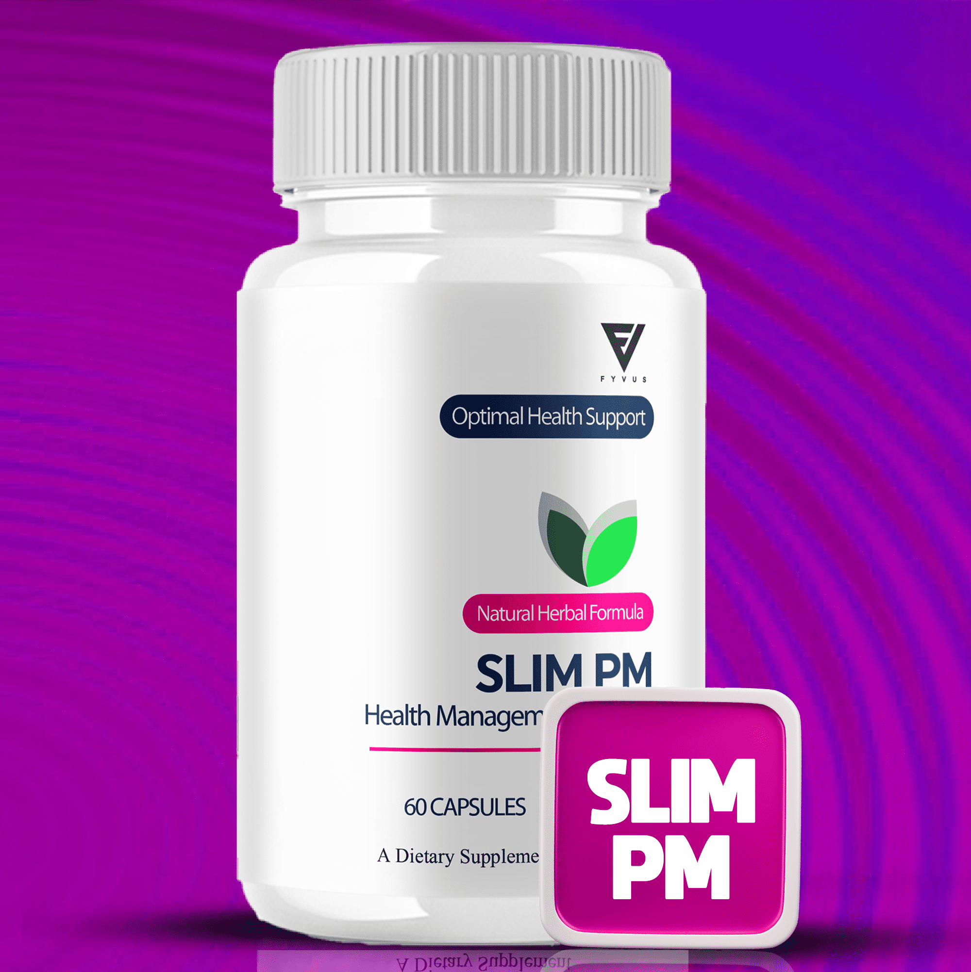 (5 Pack) Slim PM Health Management Pills, SlimPM Advanced Support (300 Capsules)