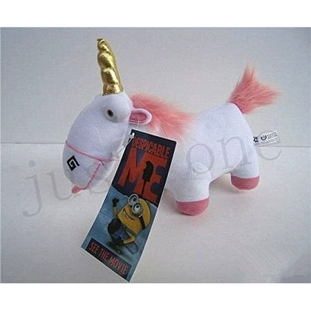 NEW Despicable Me 2 Soft Toy Fluffy Unicorn Agnes 9" Plush Stuffed Animal Doll /item# G4W8B-48Q64333