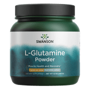 Swanson L-Glutamine Powder - Featuring Ajipure 12 oz Powder