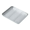 thumbnail image 2 of Kyoffiie Baking Sheets and Racks Set Stainless Steel Baking Sheet Chef Baking Sheet with Wire Rack Set for Oven and Dishwasher Non Toxic Heavy Duty Cooling Rack Set, 2 of 10