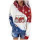 thumbnail image 1 of Sudaderas Navideñas Para Mujer Camiseta Estampada Blusa de Manga Larga Cuello Redondo Tops Casuales Odeerbi ODB193048, 1 of 5