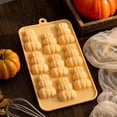 thumbnail image 4 of CHJK Halloween Pumpkin Silicone Molds, 8-Cavity Candy & Chocolate Mold, Grade Flexible Molds for Halloween Baking, Chocolate, Easy Release & Dishwasher Safe, 4 of 7
