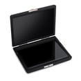 thumbnail image 1 of PU Leather Cover Black Saxophone Clarinet Reed Container Box Case, Black Saxophone Clarinet Case, with Internal Glass Pane Clarinet Case Clarinet Case, 1 of 9