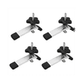 2 Pack T-Track Hold Down Clamps Kit, 6-1/3" L X 1-1/5" Width, Heavy Duty Anodize