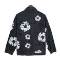 thumbnail image 4 of Chaqueta vaquera holgada con estampado de kapok de Denim Tears, chaqueta vaquera lavada del mismo estilo para hombres y mujeres viejosbebe azul, 4 of 5