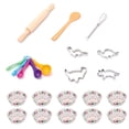 thumbnail image 4 of Juego de disfraces de utensilios de cocina Sunnimix Traje de chef 25 piezas, 4 of 6