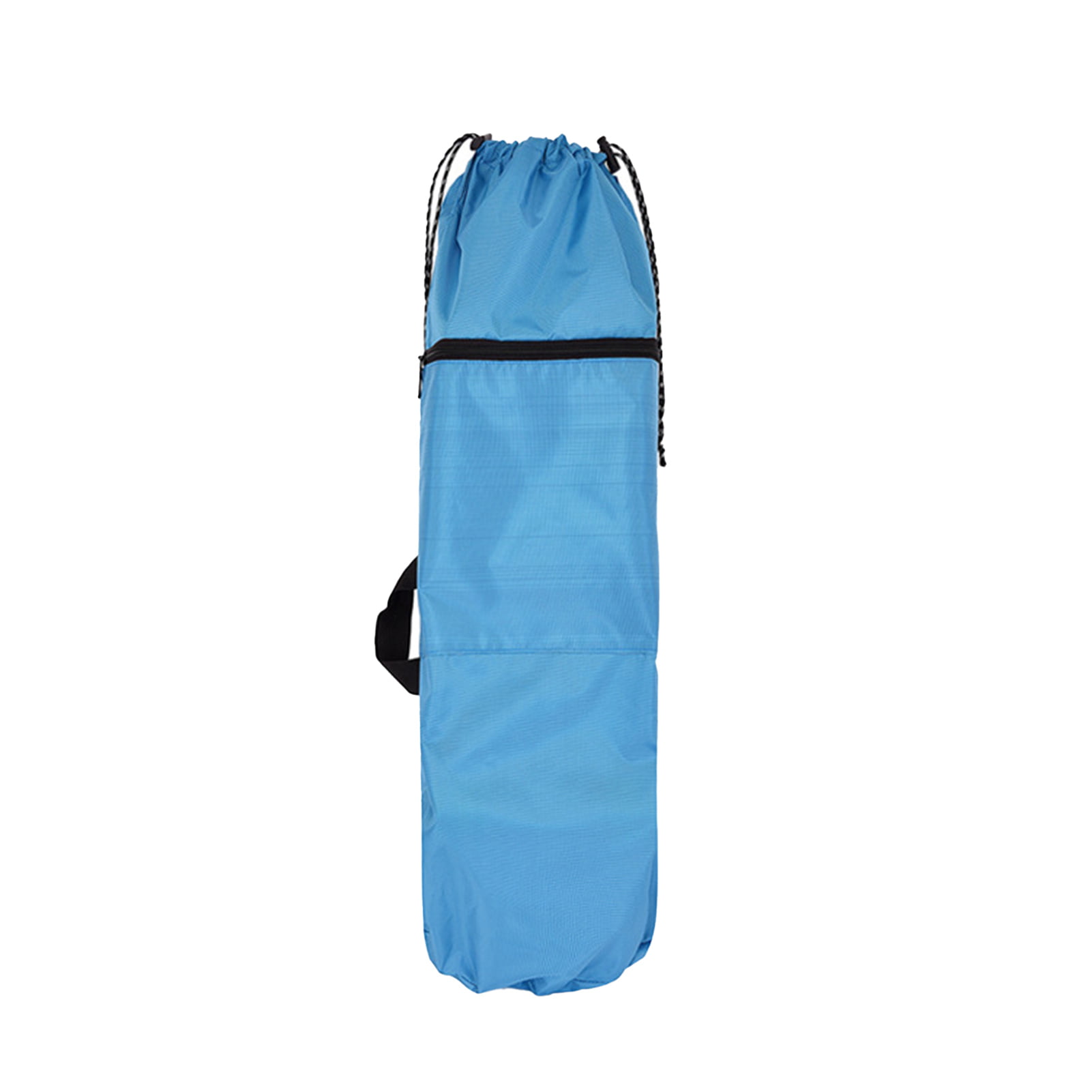 SANWOOD Skateboard Bag Waterproof Canvas Solid Color Camouflage Zip Drawstring Adjustable Strap Longboard Storage Bag for Outdoor