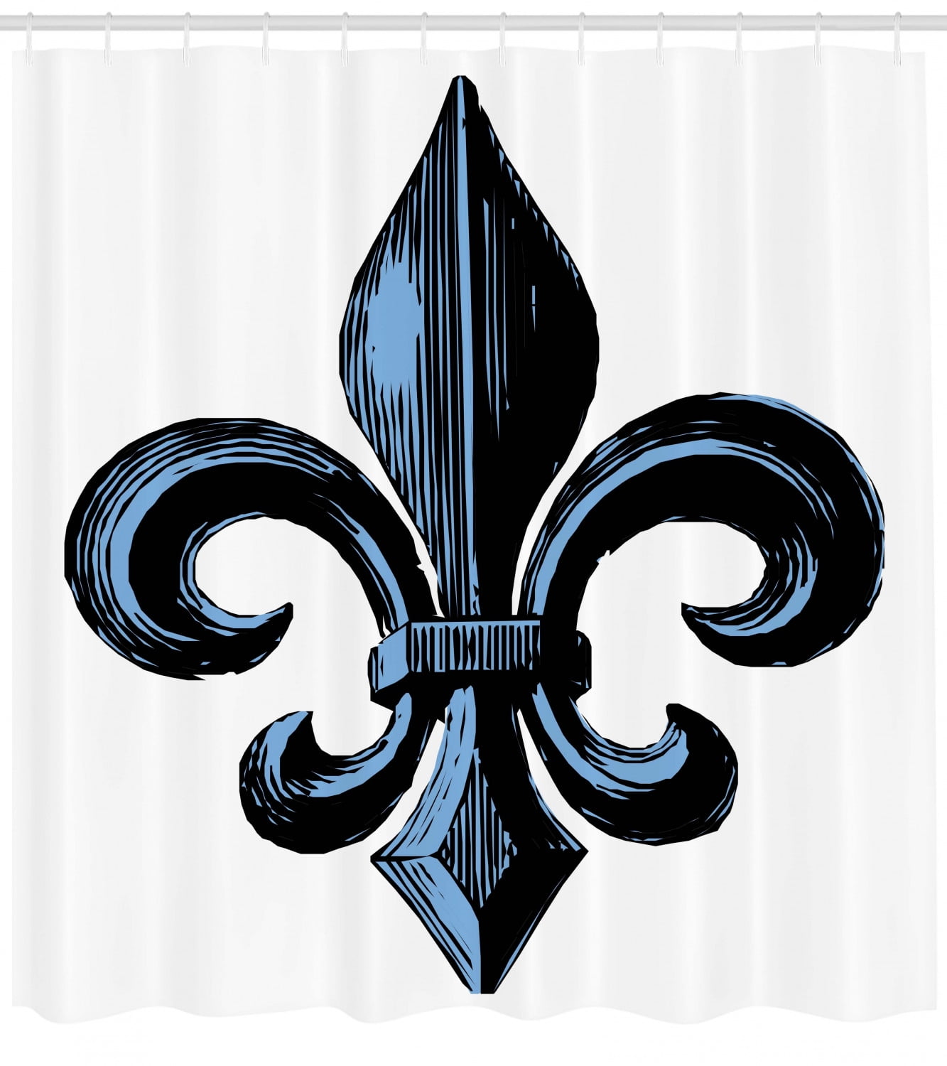Fleur De Lis Shower Curtain Antique Victorian Motif Fleur De Lis Shower Curtain Antique Victorian Motif