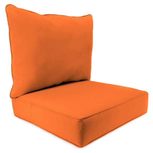 2 Pc Deep Seat Chair Cushion, Deep Seat Cushions For Outdoor Furniture