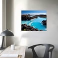 thumbnail image 4 of Acheng Blue Lagoon in Iceland in Reykjavik Wall Art Canvas Poster Decorations Paintings for Living Room Bedroom Kitchen Office Hotel Dining Room Bathroom Bar Decor 16x12in, 4 of 6