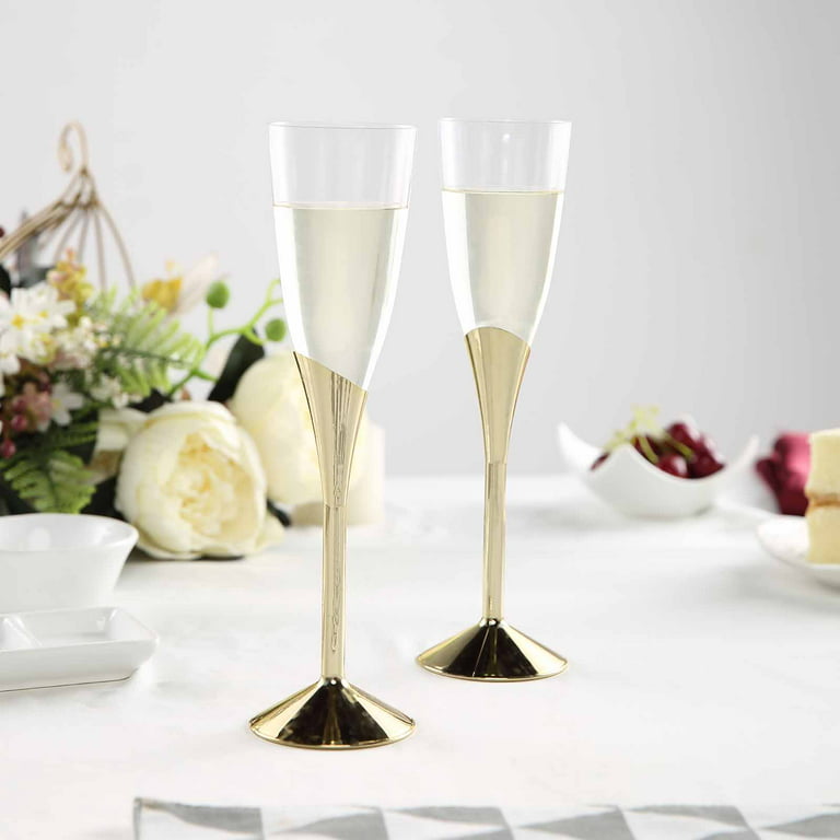 5oz. Plastic Champagne Flutes by Celebrate It™, 16ct. 
