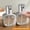 Silver transparent bottle 2 sets - liquid machine, variant on 2 smart sensor soap dispensers. Touchless auto dispensing, 4 adjustable levels, 16.91oz large capacity for bathroom, kitchen and school.
