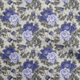 thumbnail image 1 of oneOone Polyester Spandex Medium Blue Fabric Retirement Party Celebration Retired Invite Cards Retro Floral Dress Material Fabric Print Fabric By The Yard 56 Inch Wide, 1 of 5