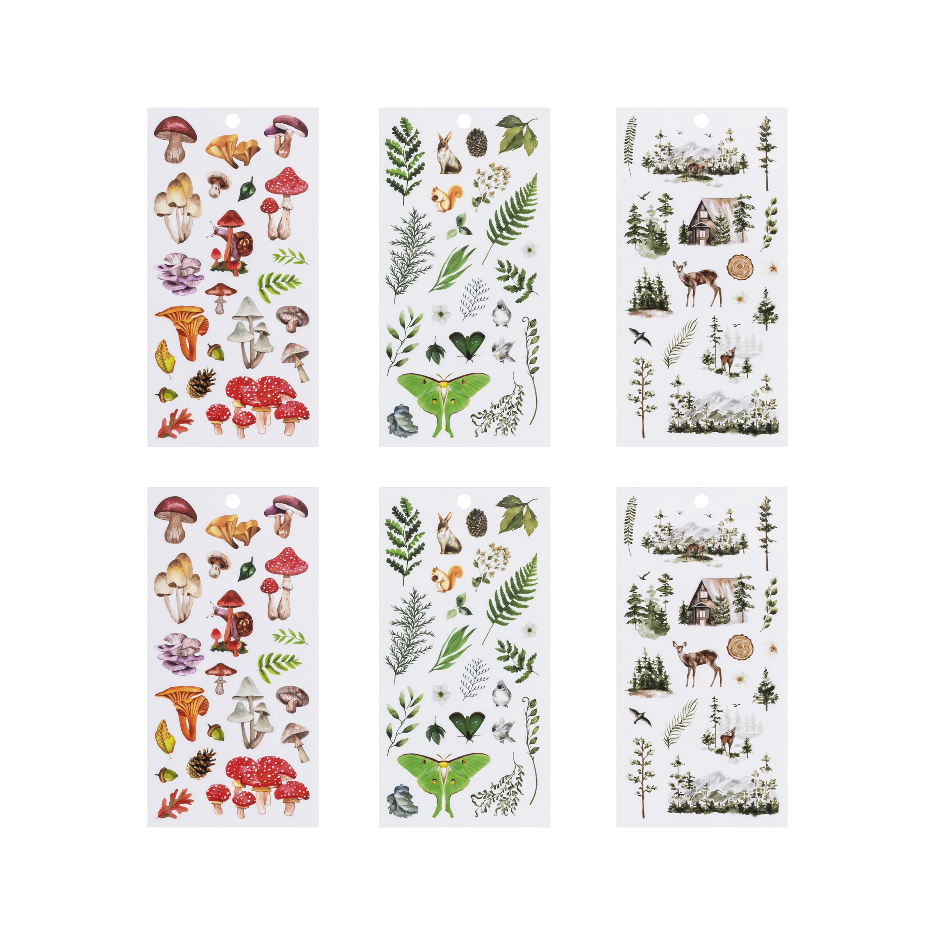 (2 pack) Brea Reese® Sticker Pack - Woodland Forest