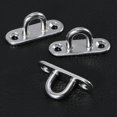 thumbnail image 5 of Ganchos de pared atornillables de acero inoxidable en forma de U de 4 piezas, 5 of 5