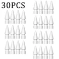 thumbnail image 1 of Sturdy Pencil Tips Suitable for Apple Pencil 1st 2nd Gen Wear-resistant Elastic Stylus Pen Tips Replacement Nibs for IPencil 30 Pcs, 1 of 6