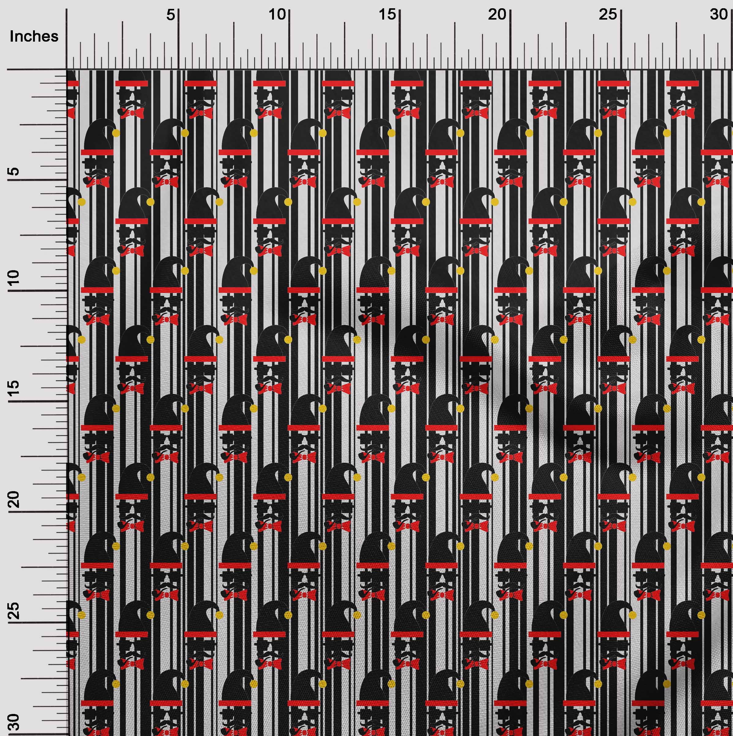 oneOone Viscose Jersey Black Fabric Christmas Quilting Supplies Print Sewing Fabric By The Yard 60 Inch Wide-ZY