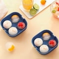 thumbnail image 4 of Vikakiooze Whisky 4-hole Ice Ball Ice Making Silicone Mold Silicone Ice Making Ice Ball, 4 of 4