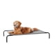 thumbnail image 1 of Cama elevada transpirable para perros con marco de metal para perros grandes, 130 x 79 x 20 cm, gris, 1 of 6