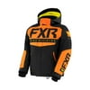 FXR Childs Helium Snowmobile Jacket Thermal Flex Insulated Black Orange Hi-Vis - 6 210402-1030-06