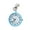 Sky Blue, variant on Fashion Unisex Round Dial Quartz Analog Nurse Medical Keychain Pocket Watch