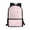 Pink Splatter Pattern, variant on Uourmeti Tiger Stripe Adjustable Buckle Polyester Backpack, 17 Inch Big Capacity School Backpack Smooth Zippers School Bag for Teenagers