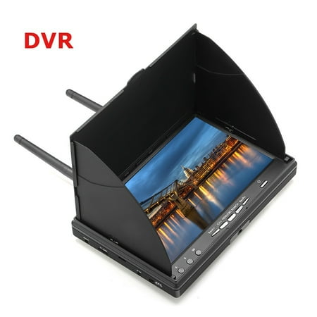5.8G 40CH 7 Inch FPV Monitor with DVR Build-in Battery Specification:U.S.