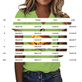thumbnail image 3 of Bovemsi Tops for Women Trendy Soft Loose‑Fit V‑Neck Graphic Short‑Sleeve Prints Fashion Outfits Clothes XXL, 3 of 4