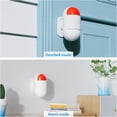 thumbnail image 4 of HLONK Indoor Motion Sensor Alarm  Indoor Wireless Infrared Security Motion Detector With Siren (30 Ft. Sensor Range  125 Db  Battery)  Motion Detector Alarm For Home Garage Shop, 4 of 5