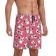 thumbnail image 2 of Balery French Bulldog And Heart Pantalones cortos de pijama de punto de algodón para hombre con cinturilla y bolsillos-Small, 2 of 6