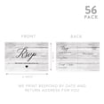 thumbnail image 5 of Koyal Wholesale 56-Pk RSVP Postcards for Wedding Gray Rustic Wood Cardstock Response Reply Cards, "4 x 6", 5 of 5