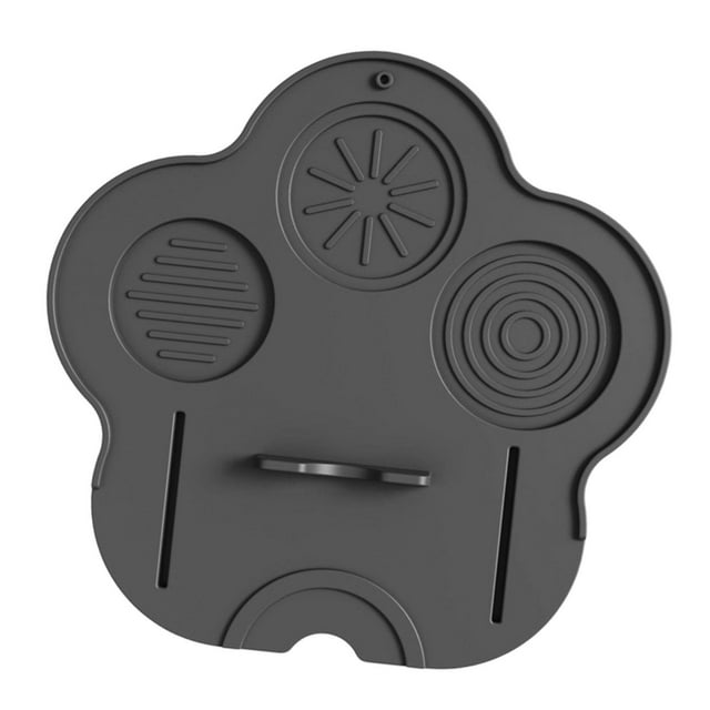 Alfombrilla para prensador de espresso, accesorio para espresso, almohadilla suave antideslizante, portafiltro negro