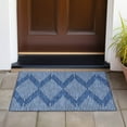 thumbnail image 6 of Addison Rugs Chantille Indoor/Outdoor Transitional Geometric Navy Washable Rectangle Rug, 1'8" x 2'6", 6 of 6