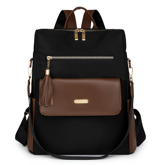 PRIYAL Stylish Solid Color Women's Backpack with a Spacious Design, Perfect for Commuting, Travel, And Casual Outings