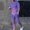 Violet, variante sur cllios Ensembles de Survêtement pour Hommes Grands et Forts Imprimés Gradien 2 Pcs Ensembles Décontractés Chemises à Manches Longues et Pantalons à Cordon de Serrage Ensembles de Jogging Légers pour Hommes
